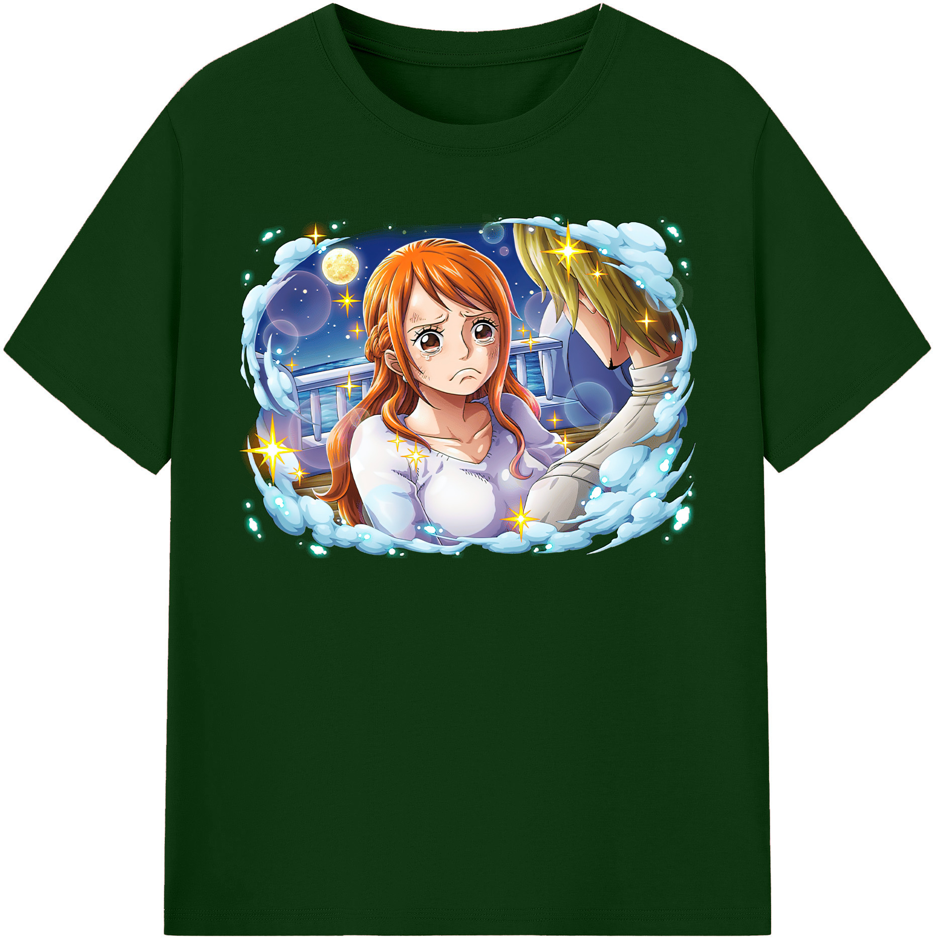 ワンピース ナミ ONE PIECE Nami 綿100％半袖Tシャツ（フロントプリント）
